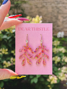 Coral Earrings