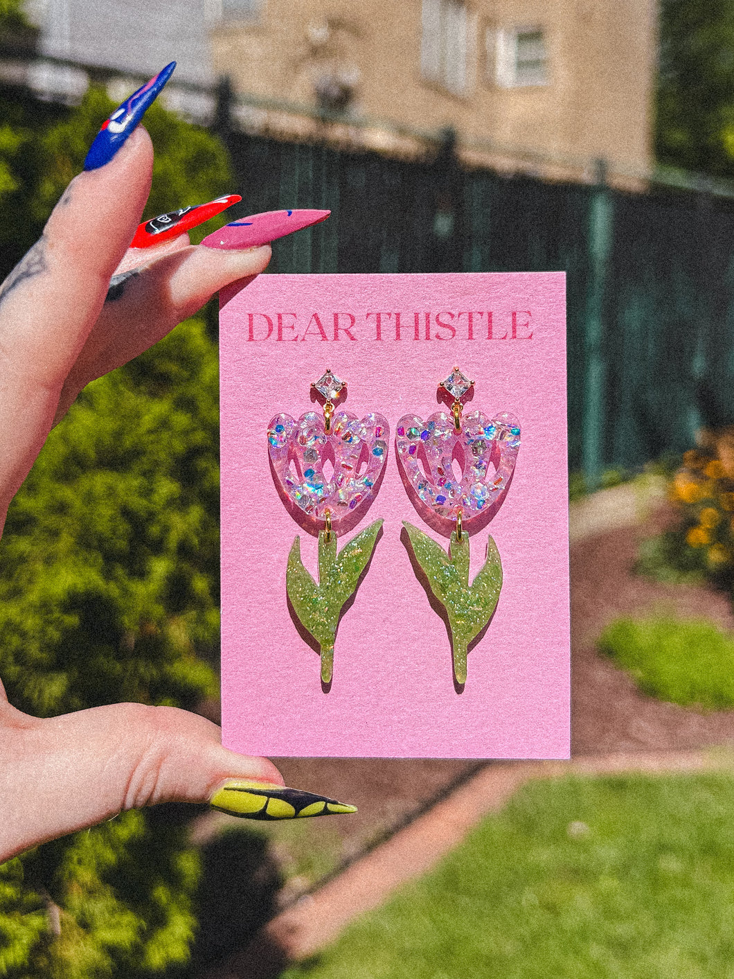 Pansy Earrings