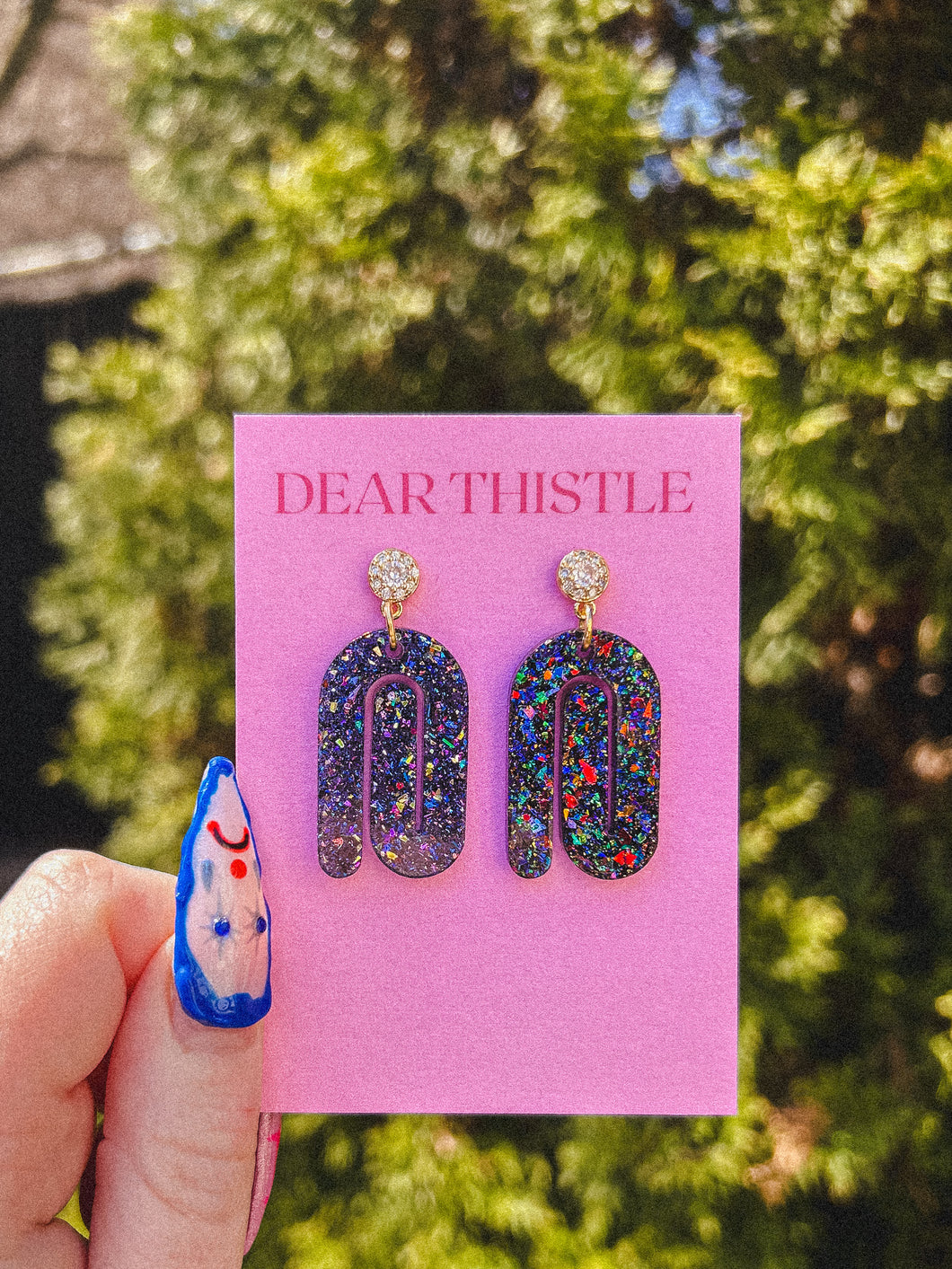 Bougainvillea Earrings